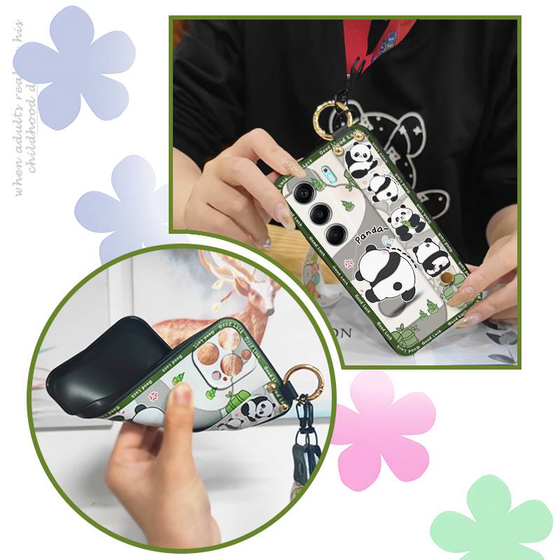 Fashion Design Phone Holder Phone Case For Tecno Camon40 Pro 4G/5G/CM6/CM7 Ring Anti-dust Kickstand Back Cover Durable