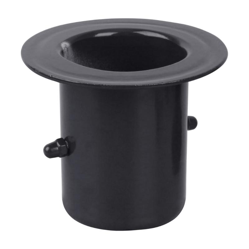 

Rain Chain Gutter Adapter Black with Bolts Stainless Steel Texture Suitable for Easy Installation on Roof Drain Holes 1
