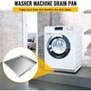Heavy Duty 304 Roestvrij Staal Wasmachine Druppel Afvoerbak Vloerbak met Antislip Bodempad, met Afvoergat, 27 X 25 X 2,5 Inch