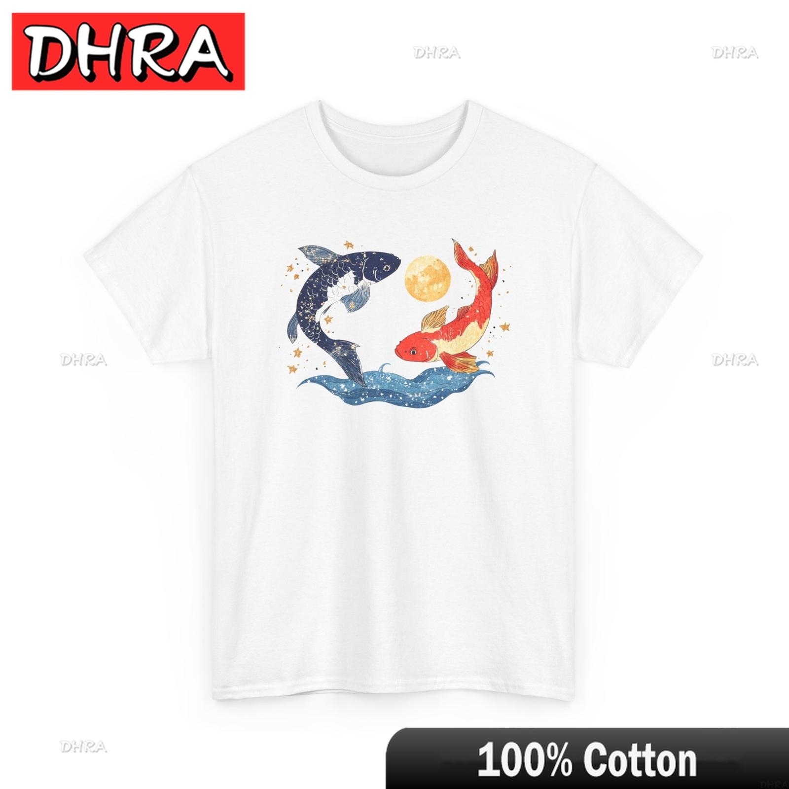 Koi Fish Celestial TShirt Koi Fish Japanese Mythology Ghost Spirits Shirt Chic Cute Classic Tshirts Fresh Comfy Casual Tops S