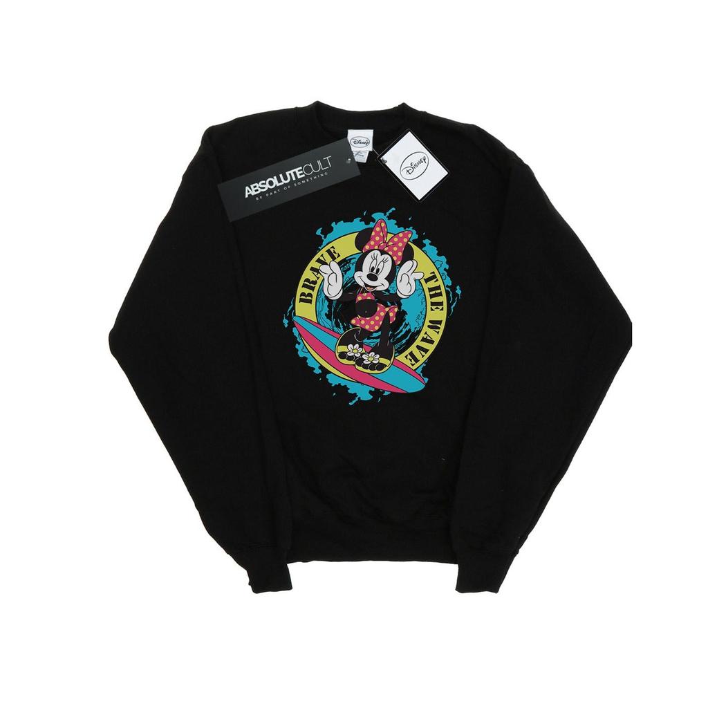 Disney Herren Minnie Maus Tapfer die Welle Surfen Sweatshirt