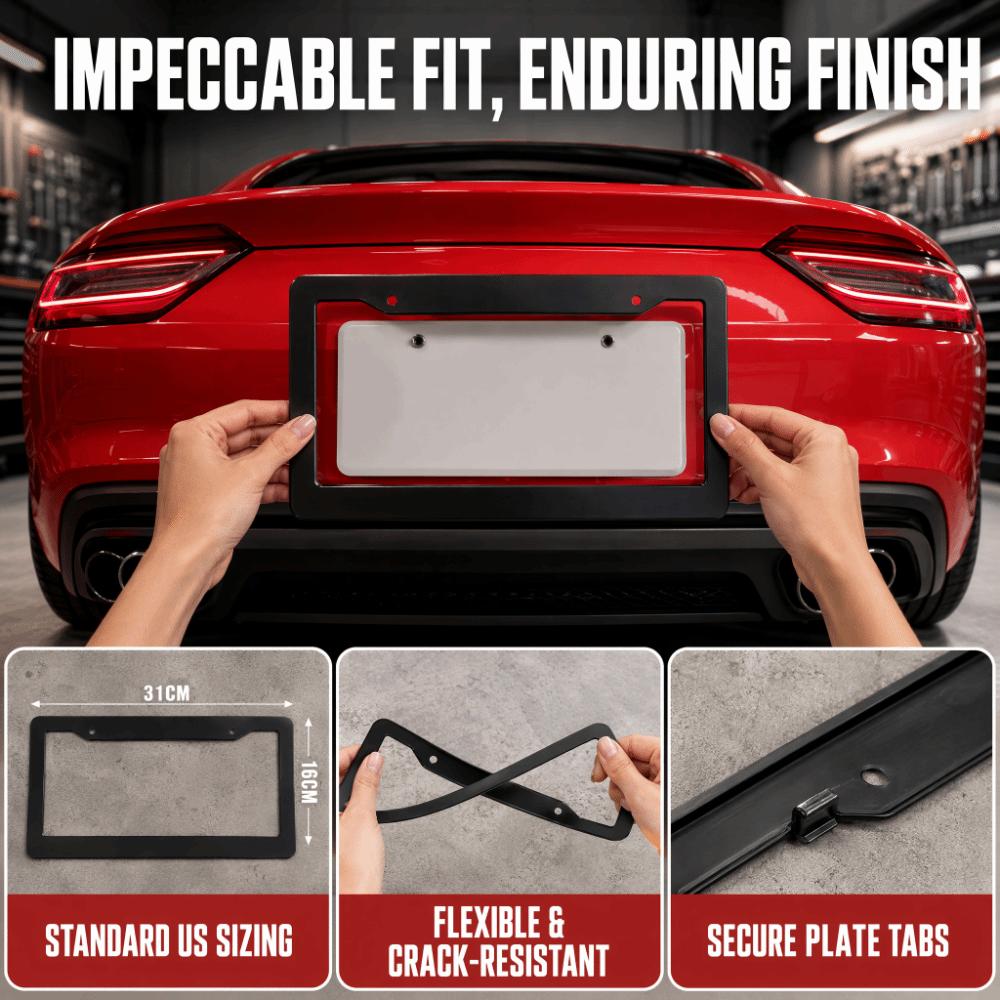 Universal License Plate Frame 2 Hole License Plate Bracket License Plate Holder US Standard