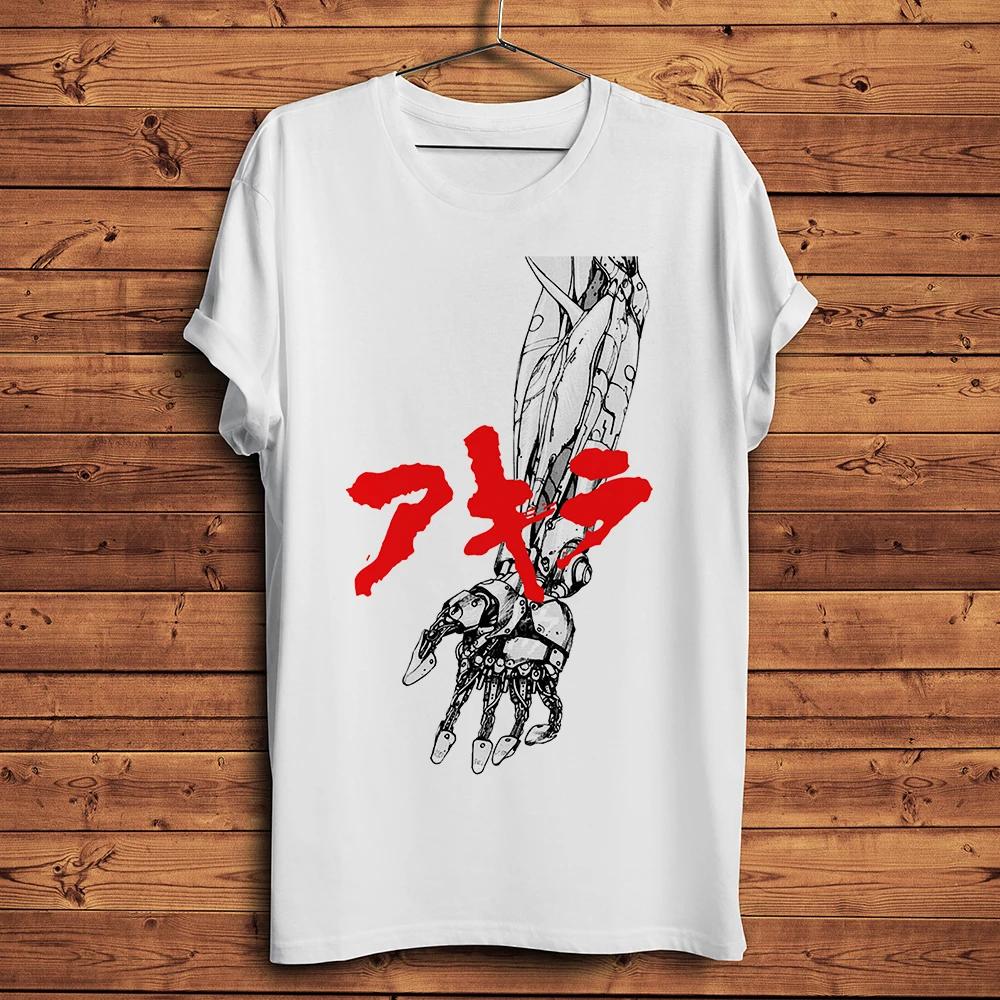 Anime Akira Mechanical Arm Funny Unisexga TShirtStreetwear Unisex TeeSummer White Casual Short Sleeve Tshirtbreathable Print S