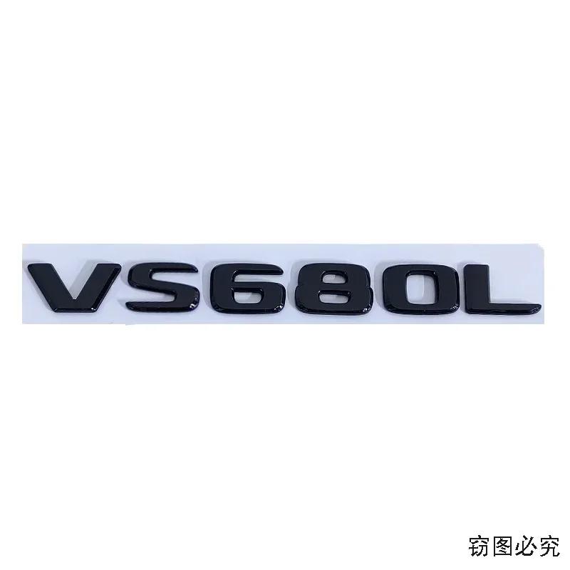 ABS Car Body Emblem Letter Sticker Rear Badge for Mercedes Benz VS260L VS450L VS500L VS550L VS560L VS680L VS900L VS980L Letters
