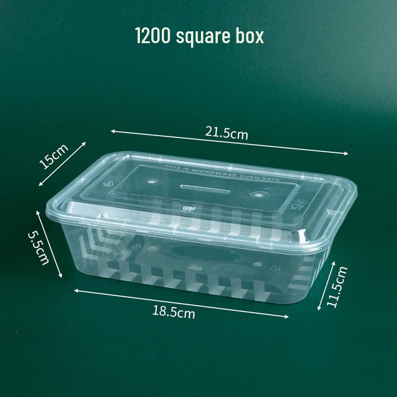 

Disposable Round Plastic Food Container with Lid