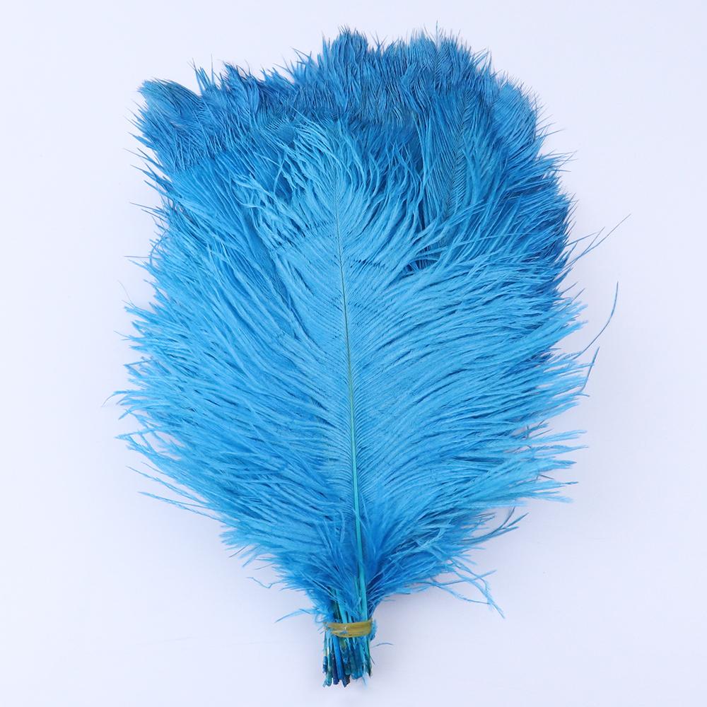 10Pcs White Ostrich Feathers for Wedding Party Decoration DIY Natural Feather Table Centerpiece Vase Craft Carnival Plumas Decor