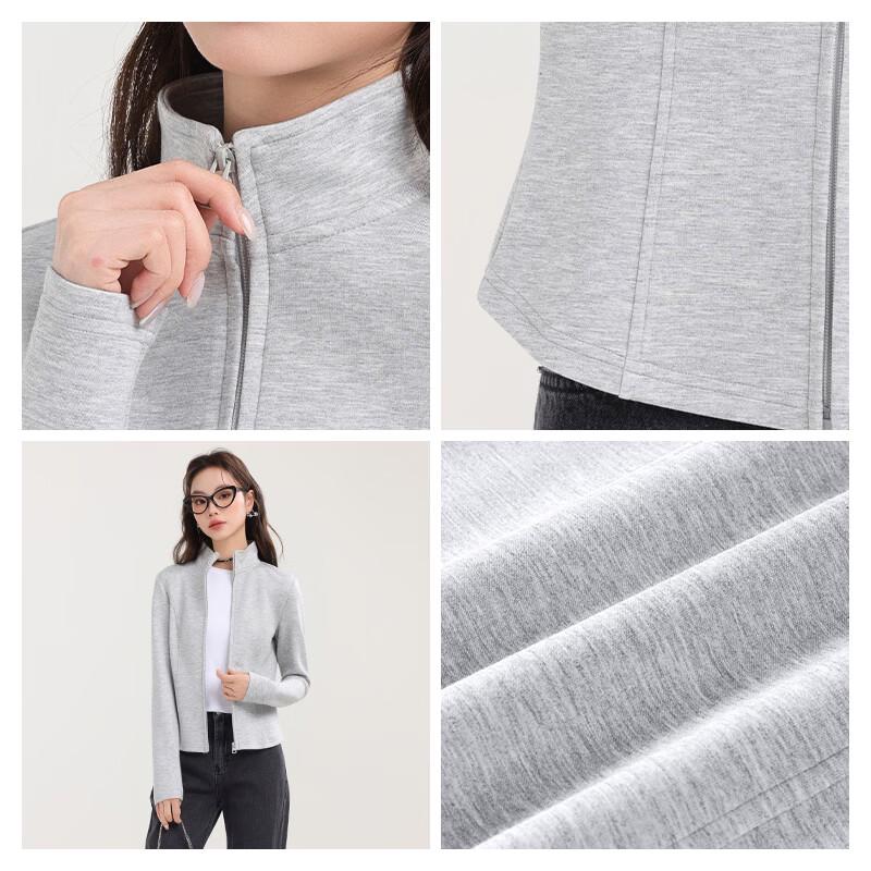 MJ STYLE Women's Air Layer Slim Fit Sports Jacket