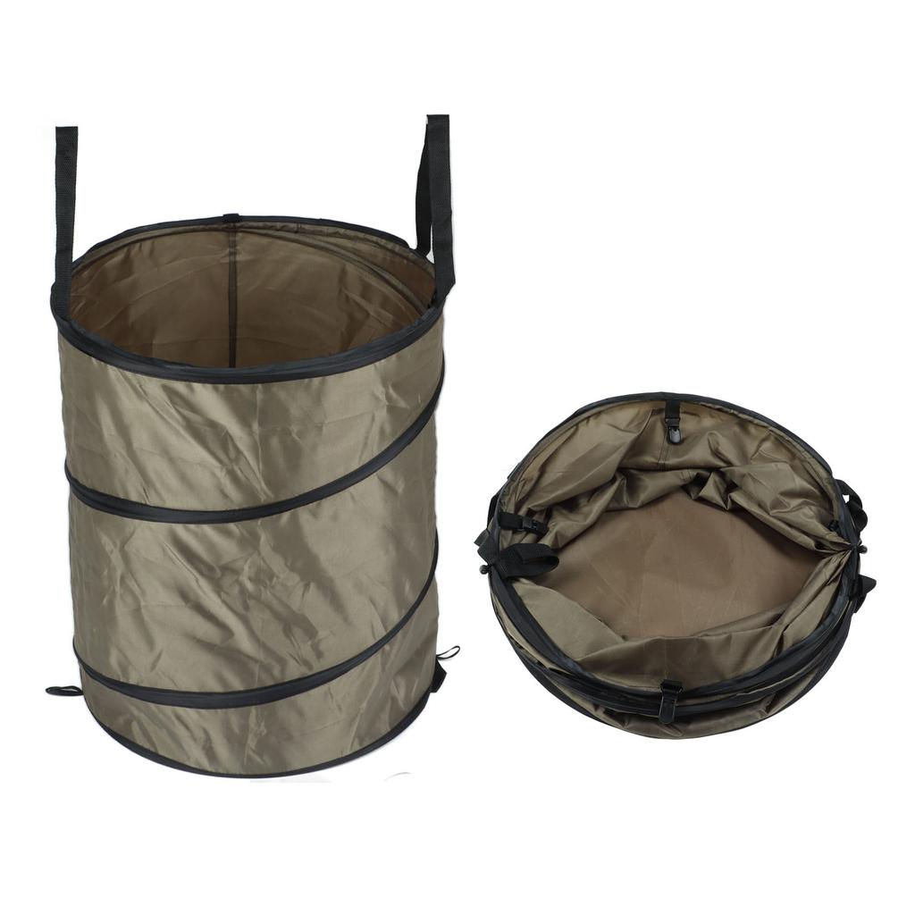 Collapsible Trash Can Waterproof Oxford Cloth Portable Camping Trash Can for Outdoor Balcony Garden
