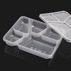 Disposable 5-Compartment Meal Prep Containers with Lids