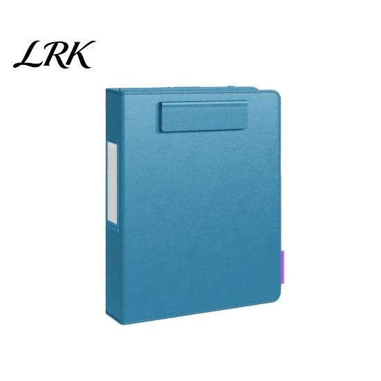 Letter Size Notepad Folder 3 Ring Clipboard with Storage, Magnetic Clip Board 5 Portable File Expandable Folders, Refillable Lined for Office