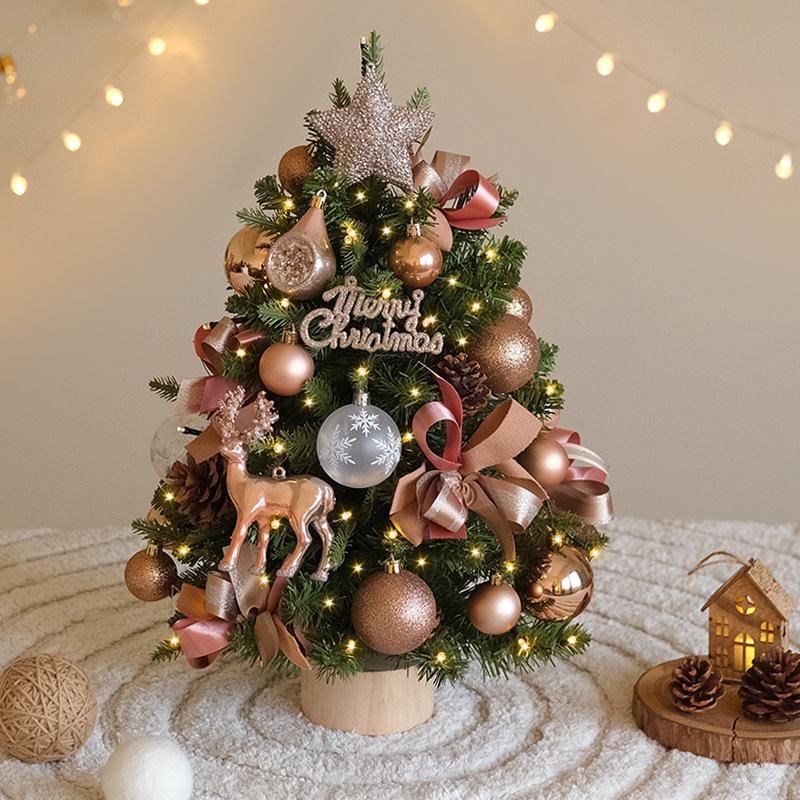 Popular Christmas Decorations DIY Small Christmas Tree 45/60CM Desktop Christmas Tree Ornament Window Decoration