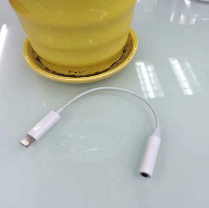 To Lightning White 35mm Headphone Jack Adapter Cable For Iphone 7  Plus 7