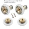 4 Pcs/lot Shower Door Rollers Runners Wheels-Replacement Part Bathroom Glass Door Sliding Shower Door Roller Dia 20/23/25/27mm