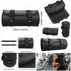 Motorcycle Saddlebags PU Leather Front Fork Tail Tool Bag Luggage For Harley Chopper Bobber Cruiser Sportster XL 883 1200 Bag