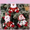 Christmas Ornament Red Snowman Hanging Decor With Polyester Material For Holiday Gift Ideas