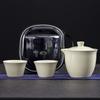 Ge Kiln Travel Tea Set Outdoor Kung Fu Tea Set Portable Express Cup Holiday Business Gifts