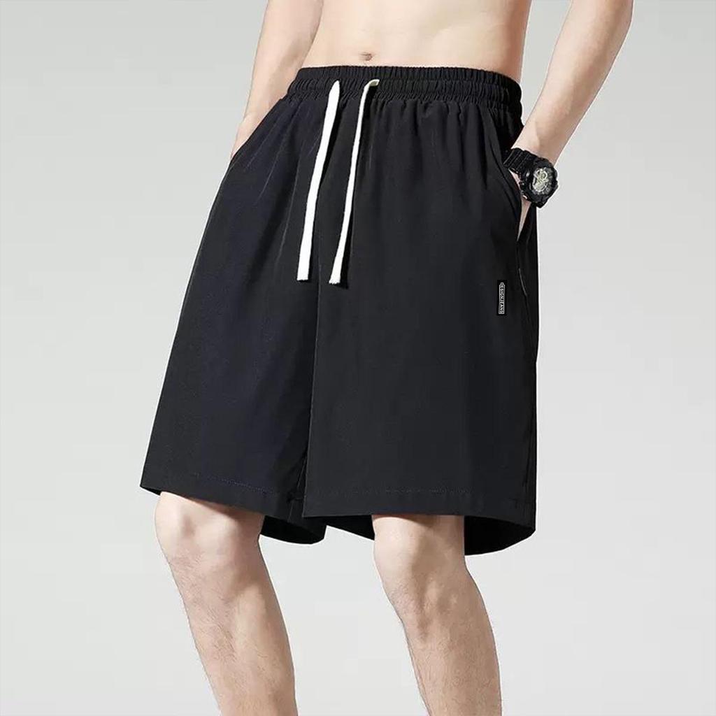 Men's 2024 Quick-Dry Ice Silk Shorts: Lightweight, Breathable 5-Point Running & Casual Wear