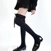 Japanese Style Lolita Girls Over Knee High Socks 1Pair Spring Summer Women Stockings Sweet Lace Bow Thigh High Stockings