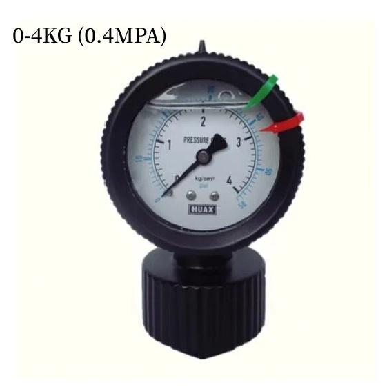 Xin Tester PP Diaphragm Pressure Gauge Plastic Double Sided PCB 2 Anti-corrosion Water Pressure Gauge 10kg 1 4 7kg PVC Acid