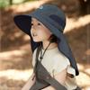 Shawl Baby Fisherman Hat Sun Protection Children Beach Cap Breathable Kids Sunscreen Hat  Girls