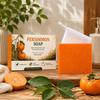 Persimmon Soap Bar Woody Fruity Scent Moisturizing Cleansing New Packaging Handmade Bath Shower Face Soap
