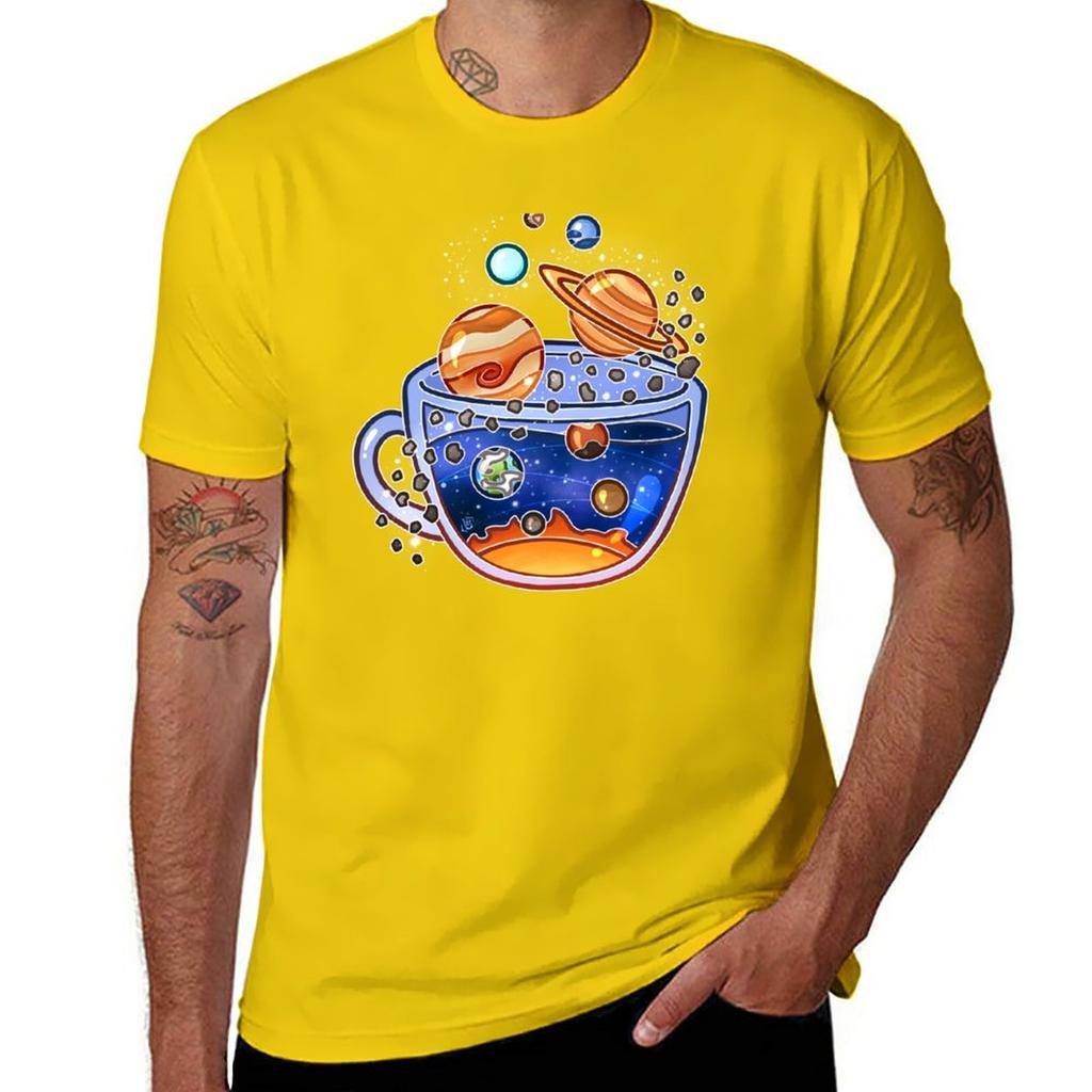 Solar System Tea TShirt kawaii clothes Blouse animal prinfor boys vintage clothes mens t shirt graphic