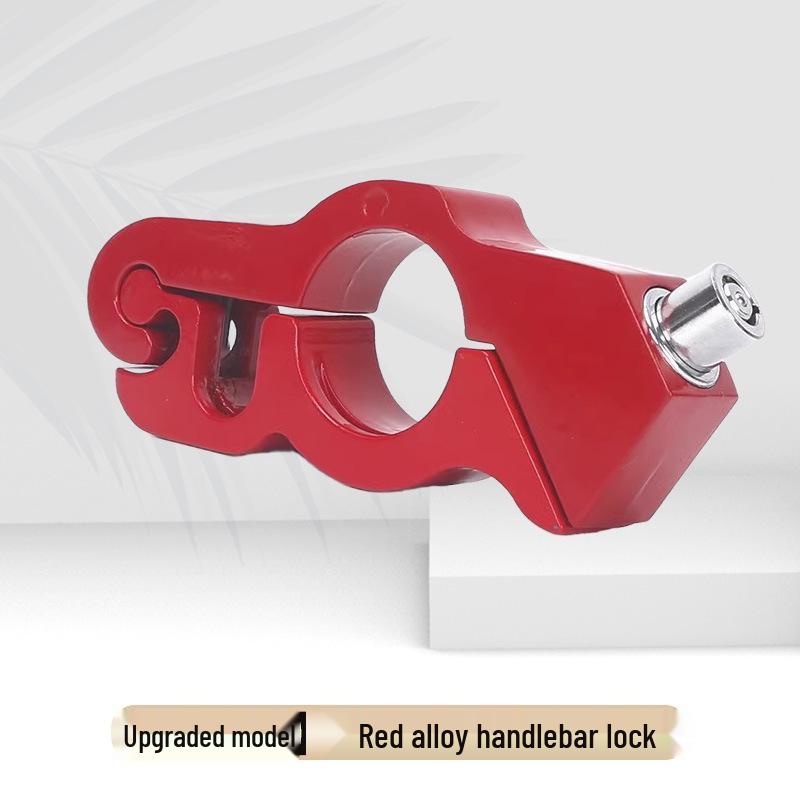 Anti-Theft Motorcycle Brake & Throttle Lock with Alarm
