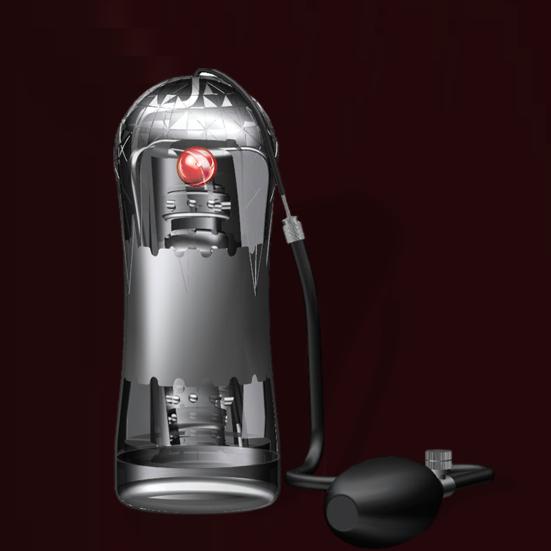 Männlicher USB wiederaufladbarer elektrischer Masturbator Penistrainer Vakuumpumpe Vibrator