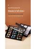 Eyeglasses & Jewelry Display Box with 18 Compartments and Stand