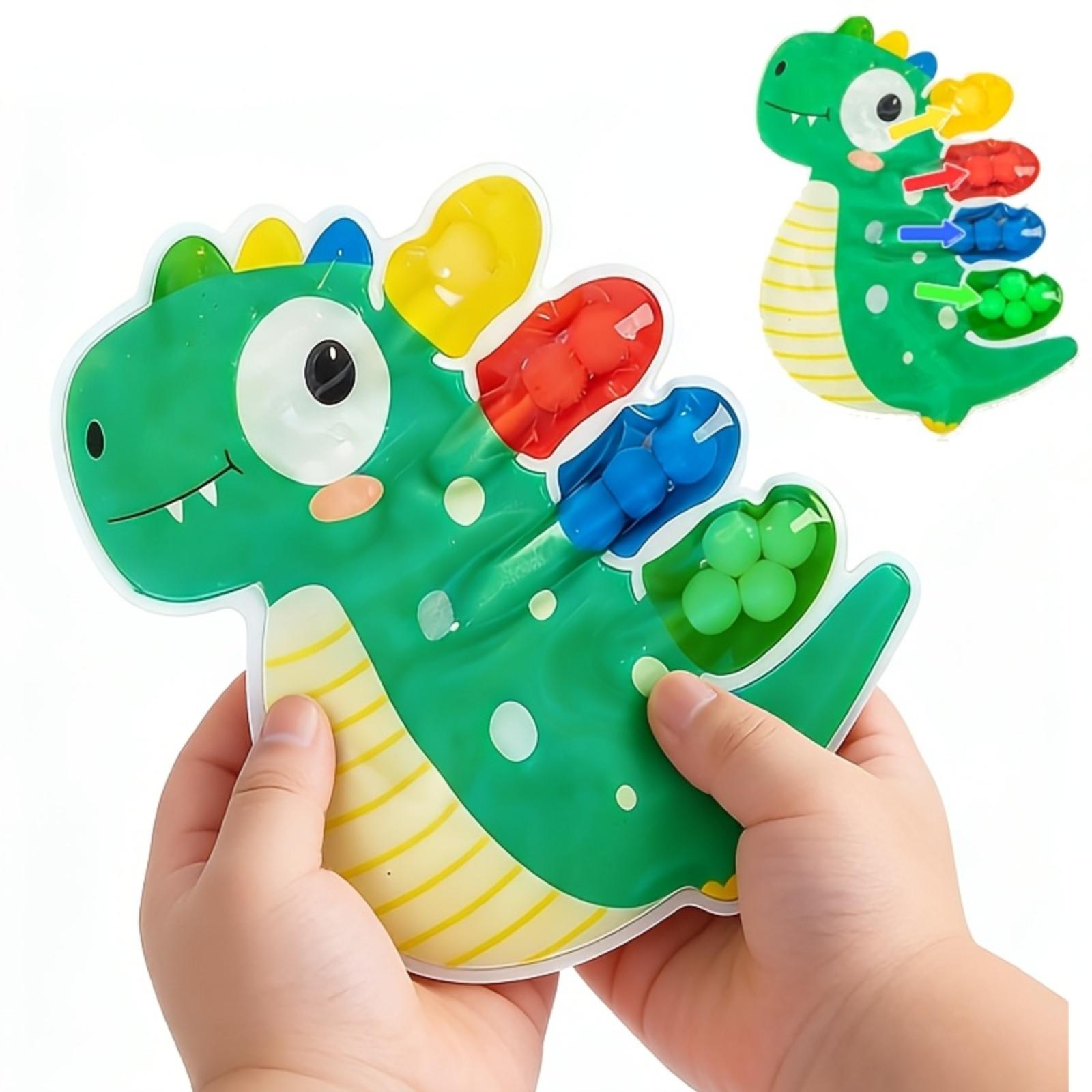 

Dinosaur Sensory Water Bag Toy 20ml Creative Educational Water Filled Toy for Kids Preschool Development and Fine Motor Skills One Size
