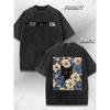 Fashion Double-Sided Printed Letter Pattern Men's T-Shirt, Summer Casual Street Style T-Shirt, Crew Neck Short-Sleeved Top, Pure T-Shirt