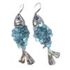 Summer Beach Retro Vacation Style Multi-layer Fish Scale Earrings Fashion Versatile Trendy Niche Design New Earrings