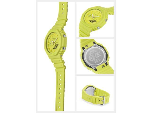 CASIO G-SHOCK GA-2100-9A9JF One Tone Series Analog Digital Watch Yellow 45.4mm
