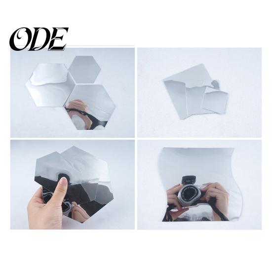 Oglindă de Perete Autoadezivă 100/200CM Moale Impermeabilă Folie Autoadezivă Full Body Antisoc Sticker Decorativ pentru Sufragerie Dormitor Baie