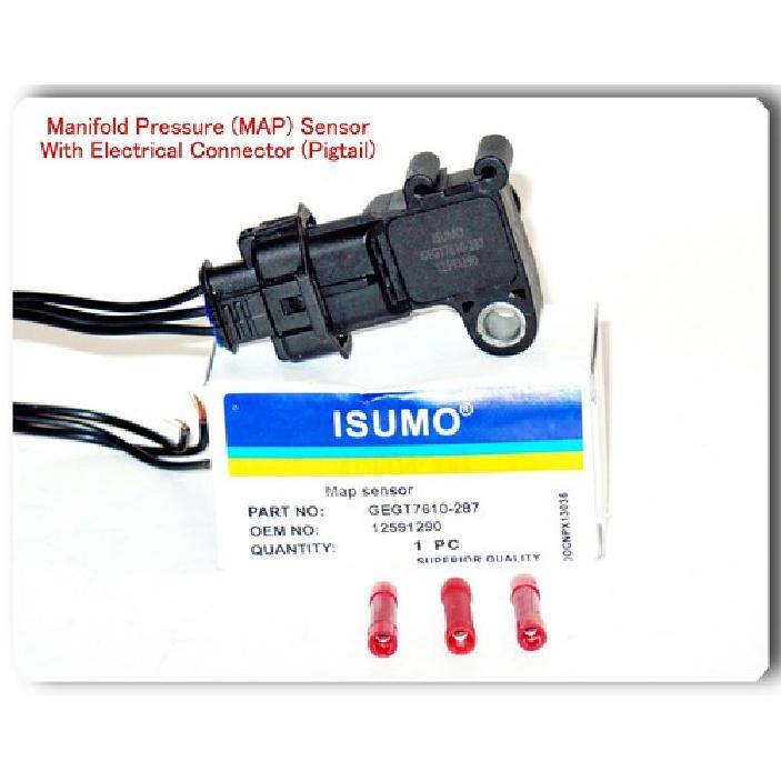 Manifold Pressure(MAP)Sensor W/Connector Fits:OEM#:55573248 GM Satrun 2007-