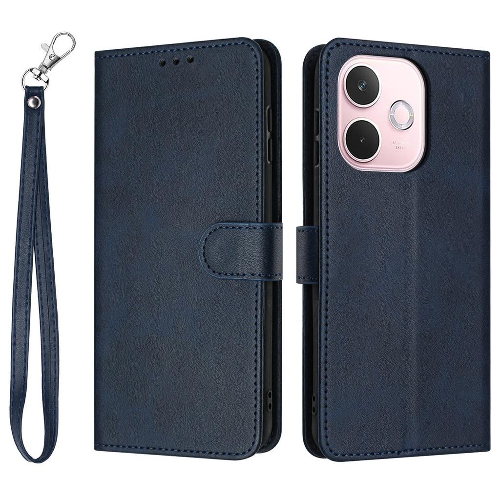 For Oppo A5 Pro 5G Case Flip Stand PU Leather Wallet Phone Cover Calf Texture