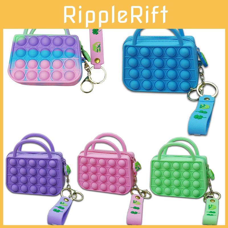 Vibrant Pop It Pouch Bag With Soft Bubble Design For Stress Relief And Storage