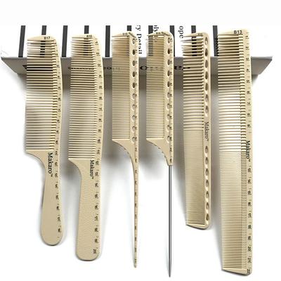 HOT Ruler Comb Salon Plastic Styling Combs Clear Scale Barber Comb Laser