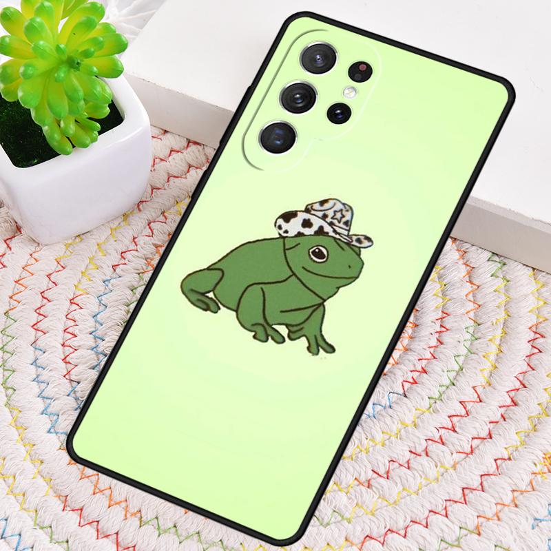 Cute Cartoon Frog Phone Case for Samsung Galaxy note 10 pro S26 Ultra S23 S24 FE S25 S21 S22 PLUS shockproof Cove