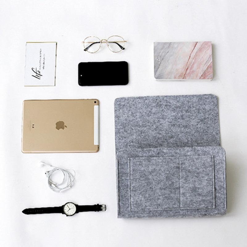 Bedside hanging storage bag Mobile phone remote control tissue storage box Bedside book hanging bag sundry household items