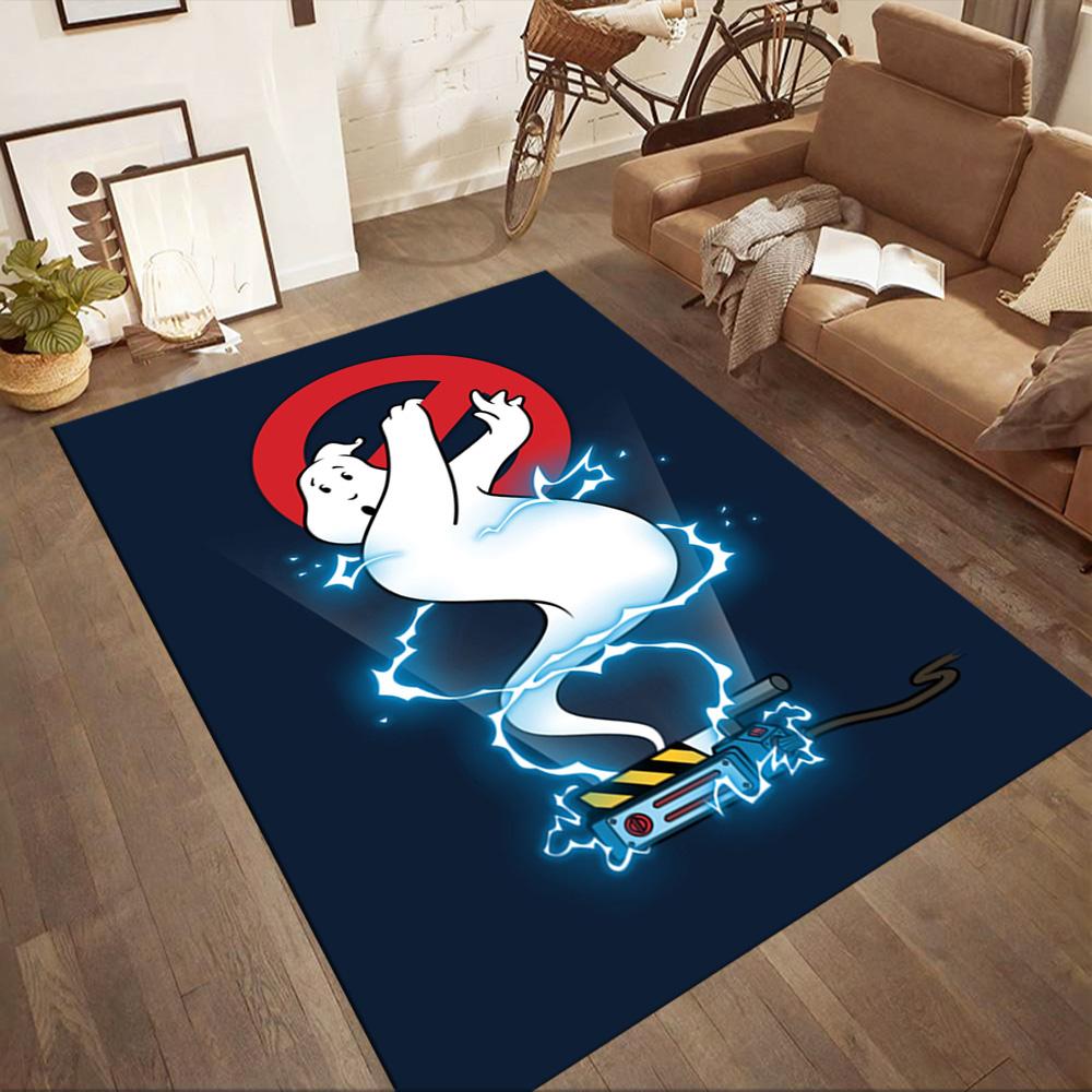Ghostbusters Movie Compilation Square rugs are a great choice for living rooms, bedrooms, home décor, and as gifts.