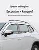 Volkswagen Tayron X T-Roc T-Cross Electroplated Rain Visors - Car Window Eyebrow Decorative Strips for Exterior Modification