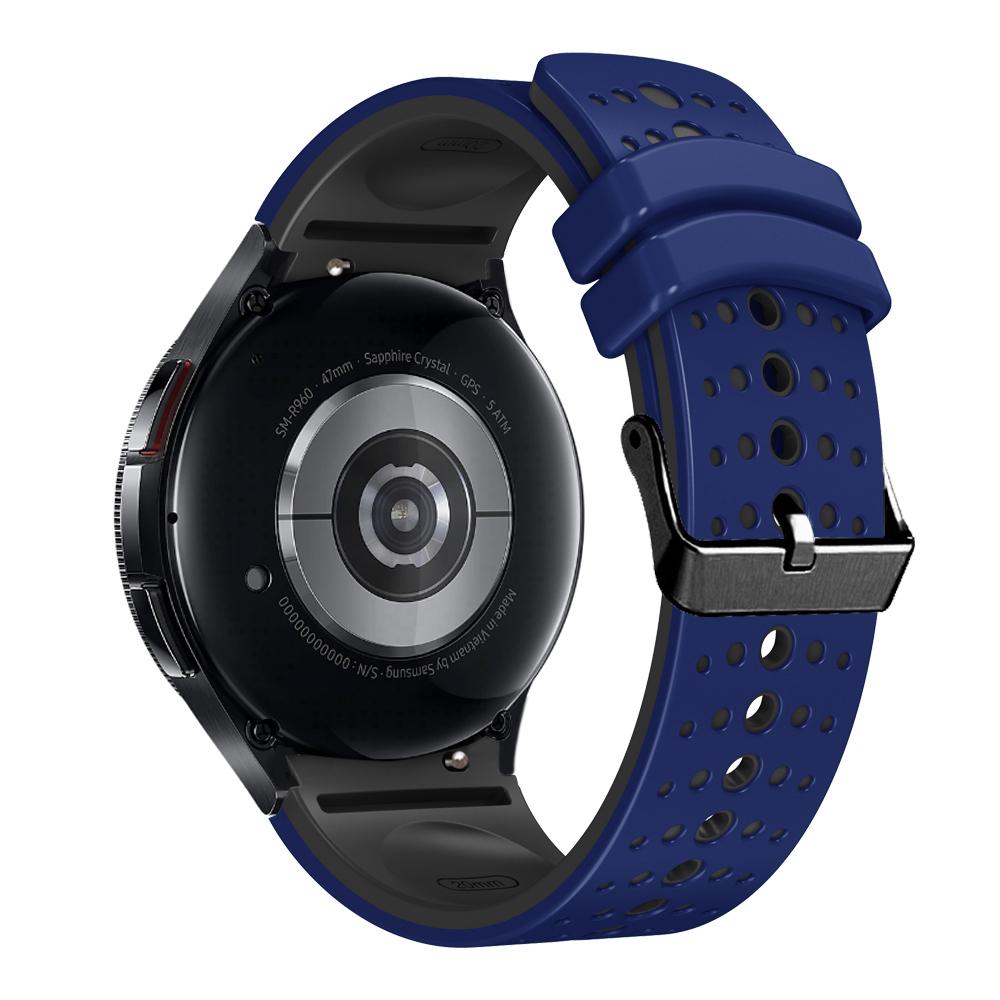 No-gap silicone strap for Samsung Galaxy Watch FE 7 6 44mm 40mm/6 Classic 47mm 43mm Breathable Band for Watch Pro 45mm 4 Classic