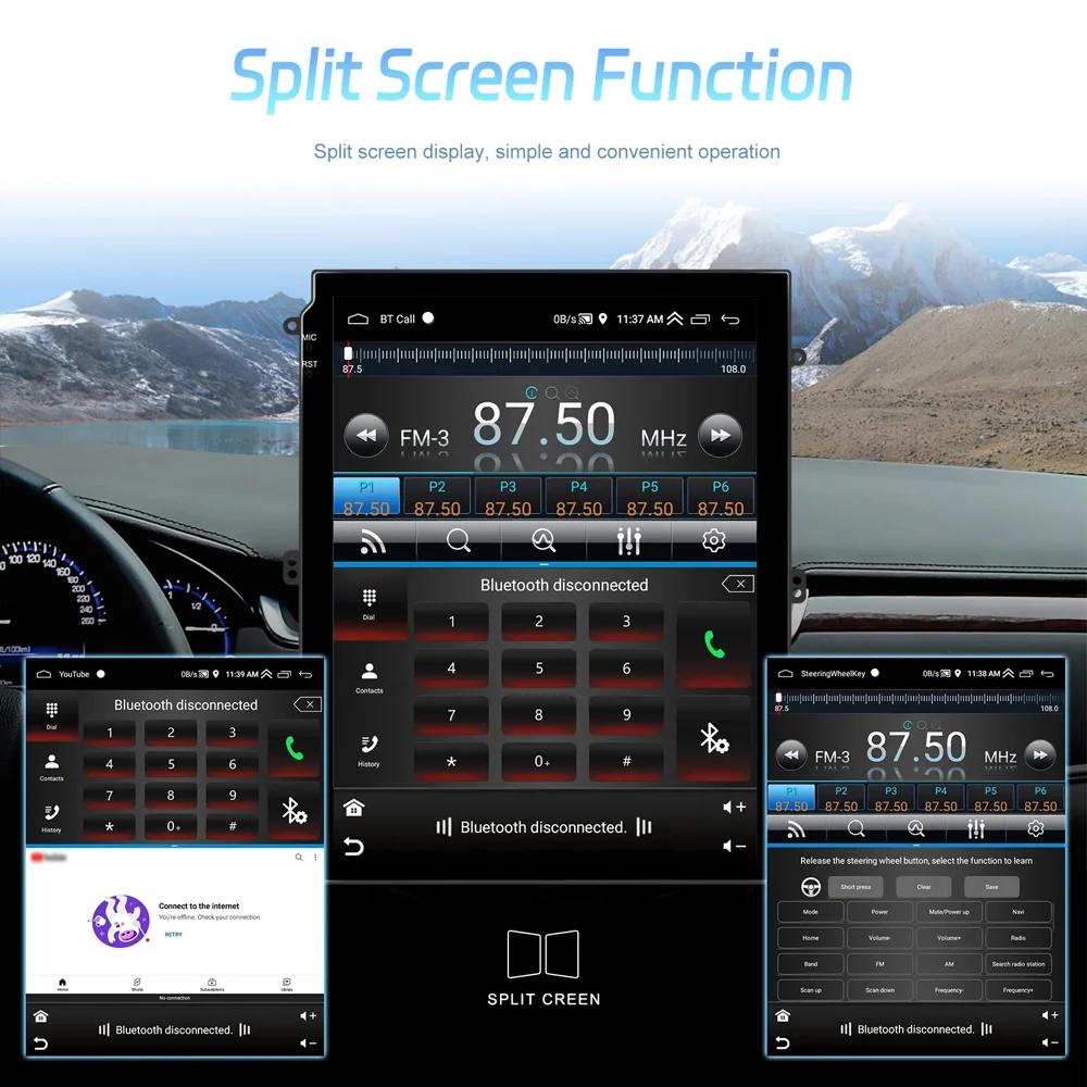 WIFI 4G Tesla Style For Peugeot 407 1 2004 - 2010 Android Car Radio Stereo GPS Navigation Multimedia Video Player No 2din 9.7''
