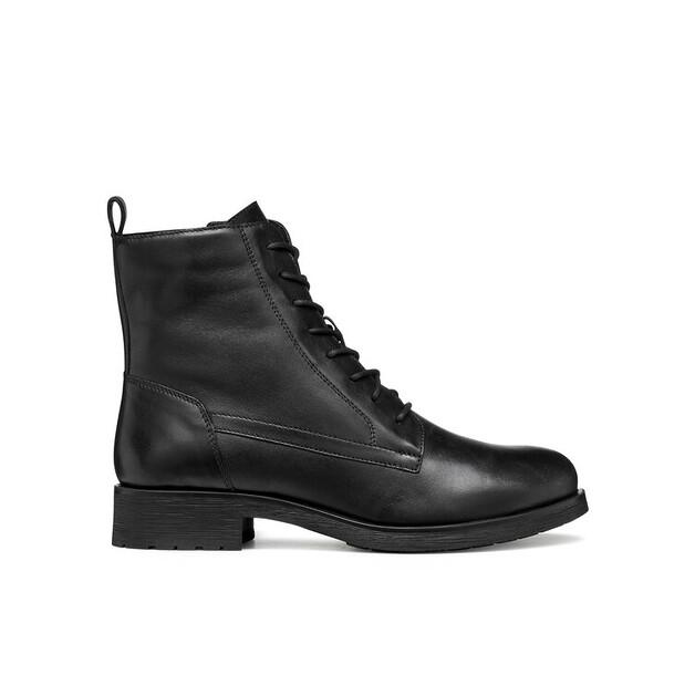 Black Geox D Rawelle D566RA 000TU C9999 Ankle Boots