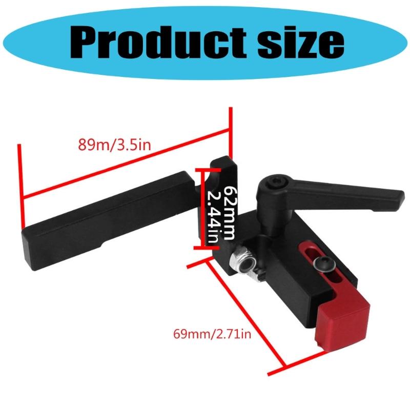 Type 75 Oblique Track Caps Steel T Track Retainer Precisions Cutting Tool Aluminum Track Caps Easy To Use for Woodworking
