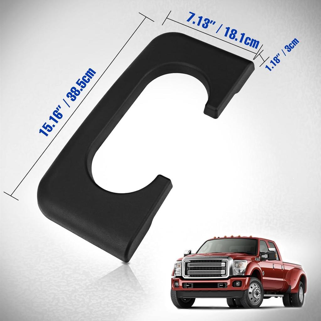 Center Console Cup Holder Replacement Pad Black Compatible With Ford F250 F350 F450 1999-2010 Center Console Cup Holder Armrest