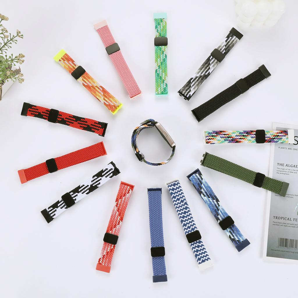 for Huawei Band 8 9 Strap Accessories Adjustable Wristband Elastic Magnetic Nylon Braided Bracelet Correa Huawei Band 9 band
