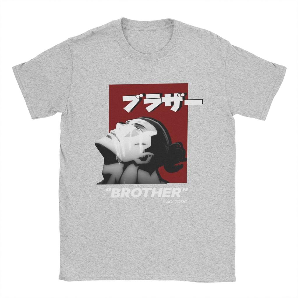 Aoi Todo Bratr JJK Anime Trička pro Muže Čistá Bavlna Ležérní Trička Kulatý Výstřih Tričko Krátký Rukáv Oblečení Párty