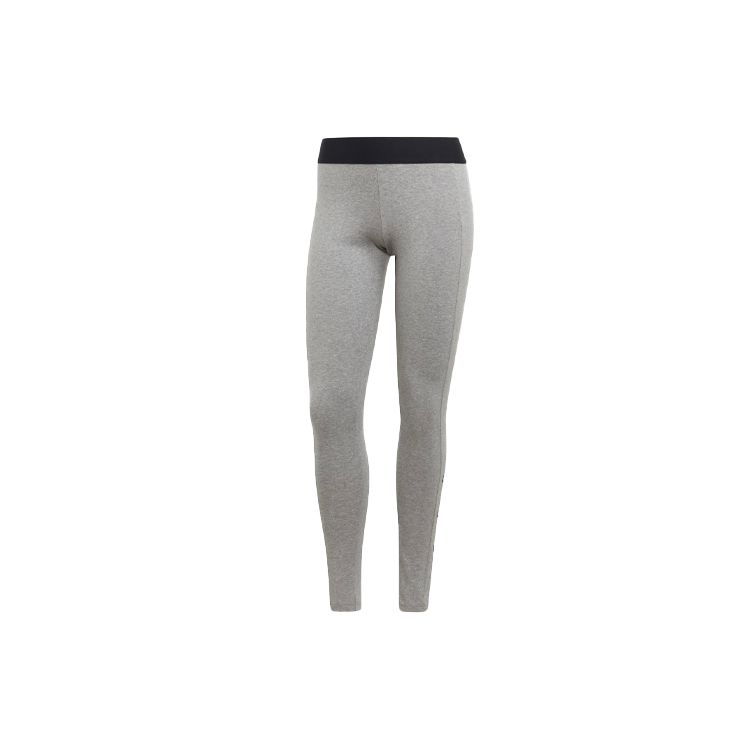

Adidas Logo Print Training Fitness Pants Women Bottoms Gray FL4091 M